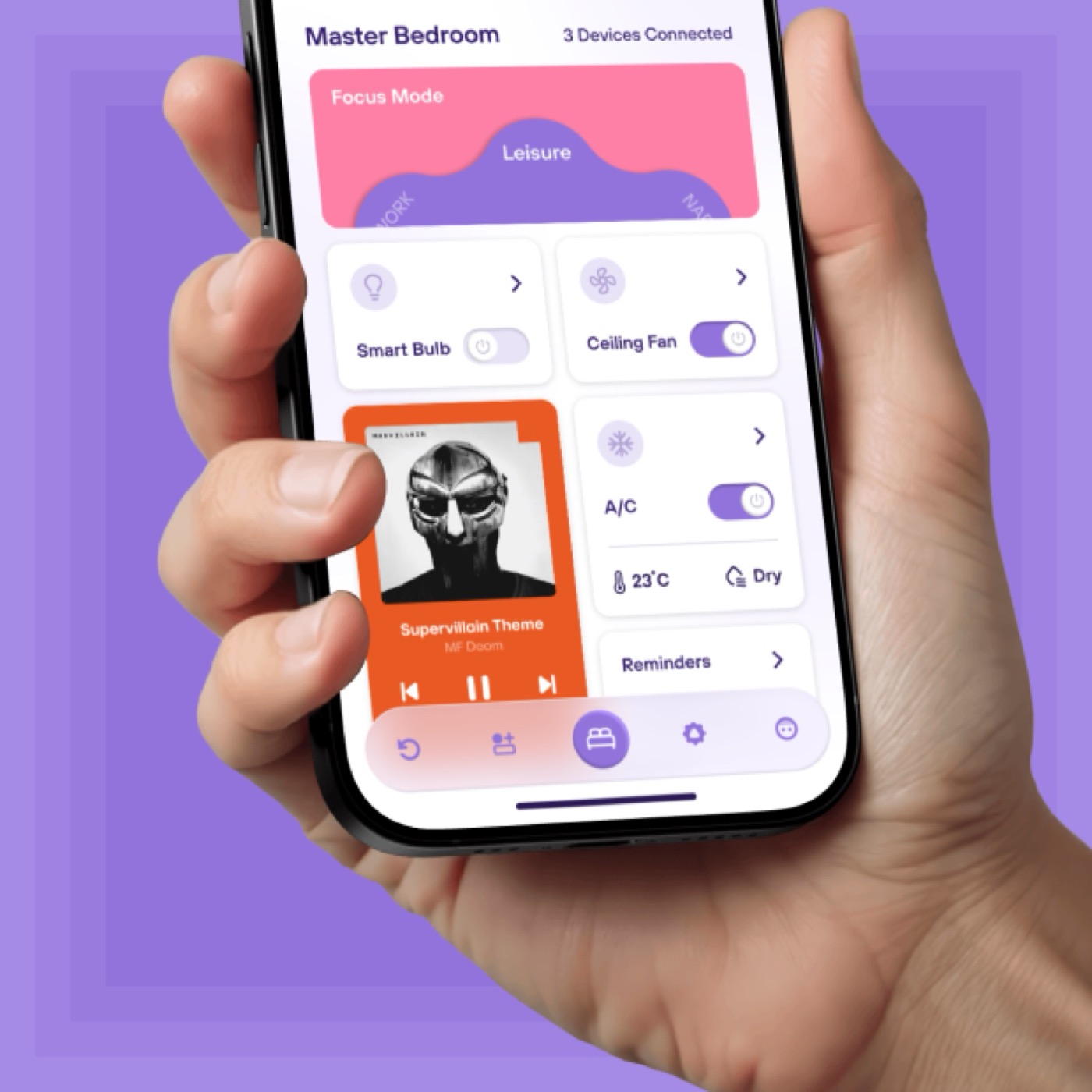 Homie app in hand